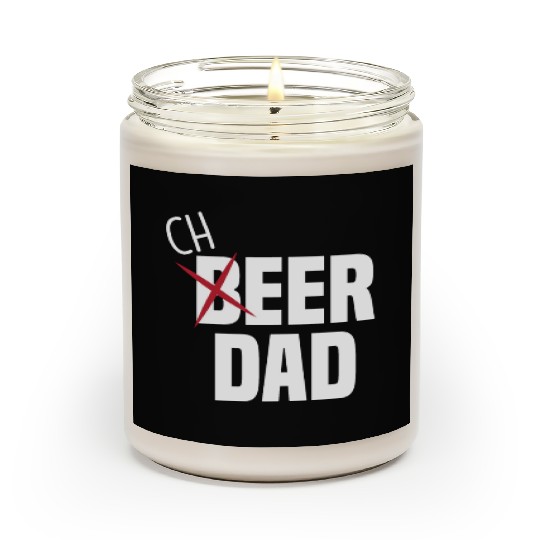 Funny Cheer Dad Cheerleading Dad Beer Scented Candles