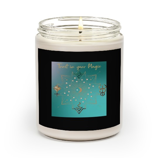 Celestial Trust in your Magic Emerald Scented Candles