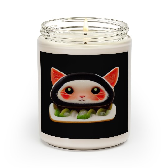 Sushi Cat Scented Candles