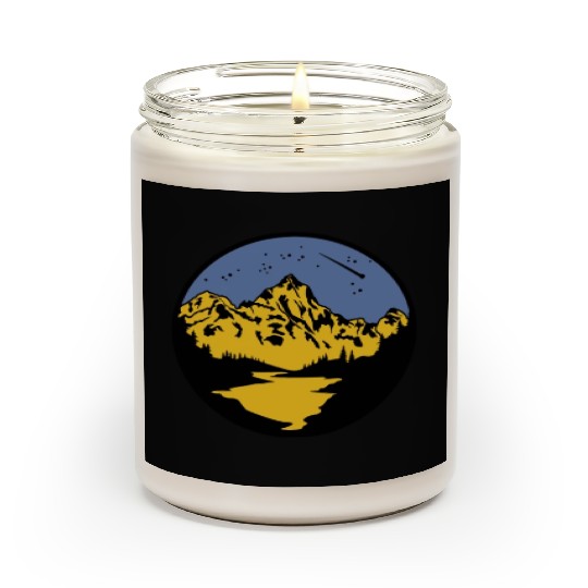 Nature Lover Midnight Sky Hiking Camping Outdoor Scented Candles