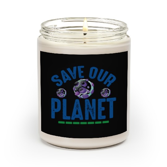 Save Our Planet Earth Protection Support Scented Candles