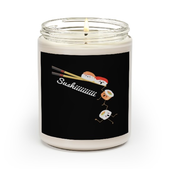 Sushi Lover Japan Lover Cuisine Chef Foodie Scented Candles
