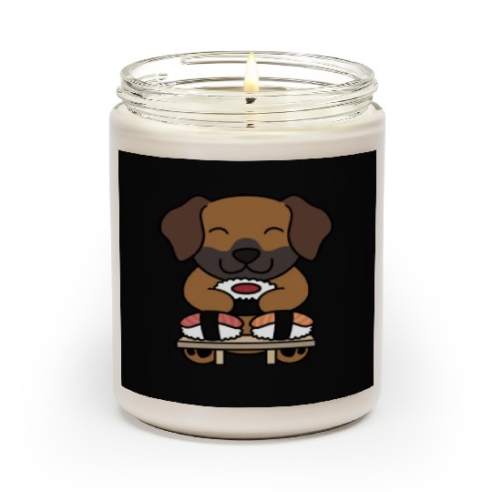 Sushi Lover Rhodesian Ridgeback Scented Candles