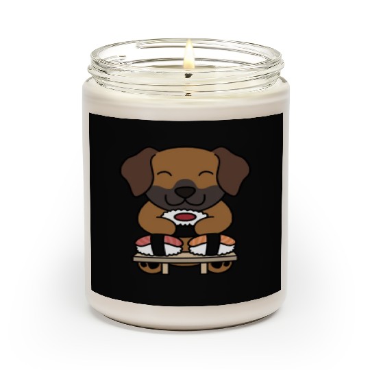 Sushi Lover Rhodesian Ridgeback Scented Candles
