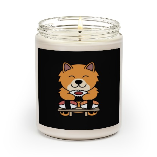 Sushi Lover Pomeranian Scented Candles