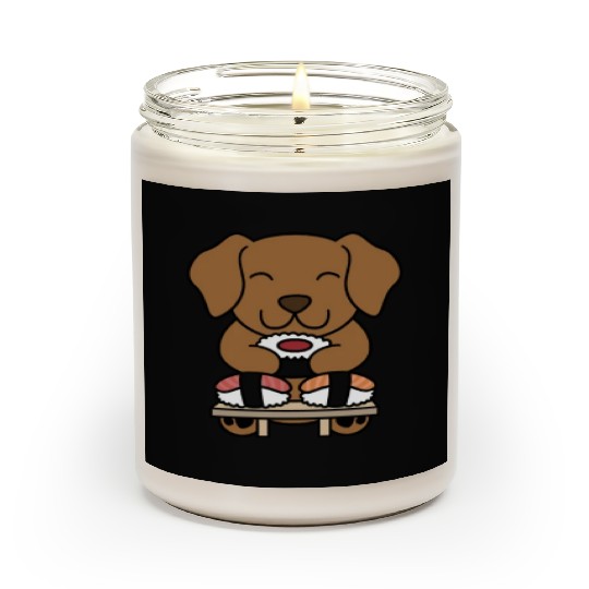 Sushi Lover Vizsla Scented Candles