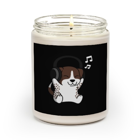 Music Lover German Shorthaired Pointer Scented Candles