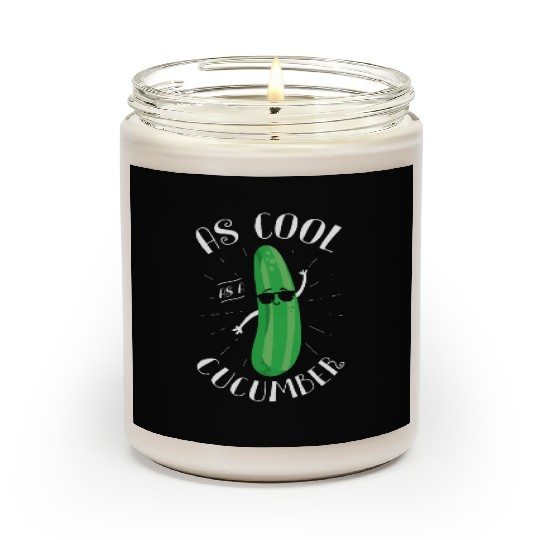 As Cool As Cucumber Vegetarian Vegetable Vegan Scented Candles