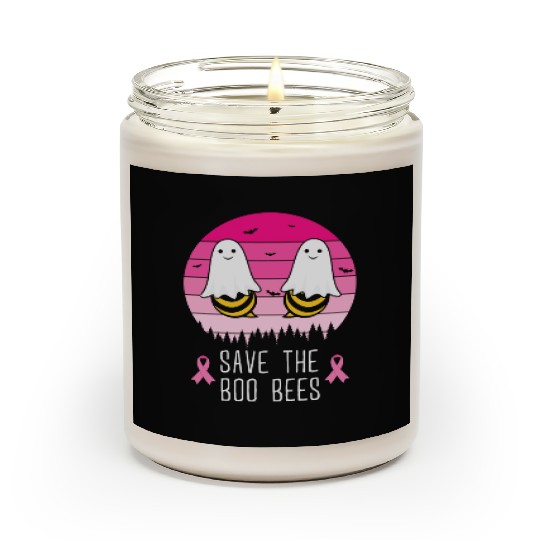Save the Boo Bees Breast Cancer Awareness Scented Candles