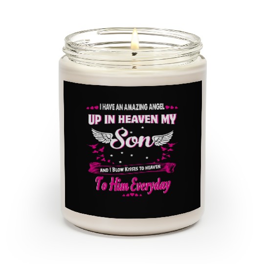 My Son Forever My Angel Sympathy In Loving Memory Scented Candles
