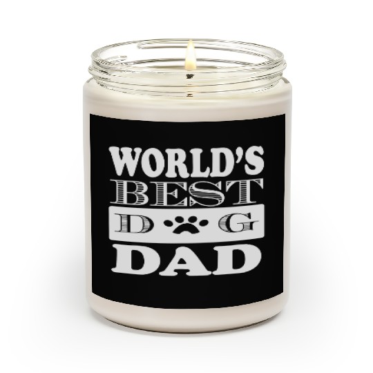 Worlds Best Dog Dad Scented Candles
