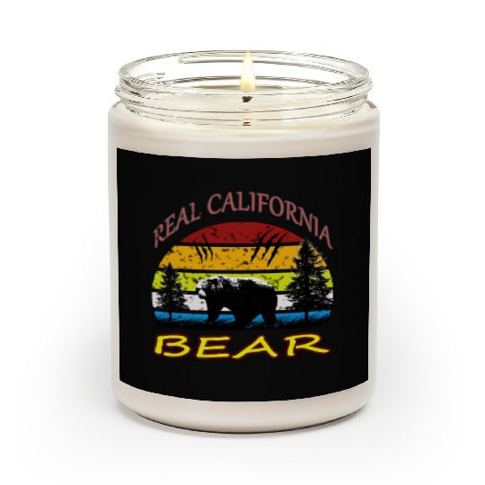 California BEAR Scented Candles