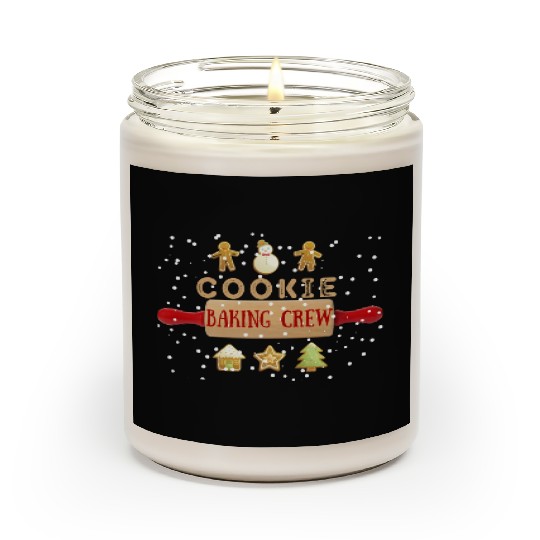 Christmas Gingerbread Baking Graphic Scented Candles