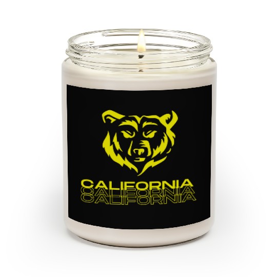 California bear Scented Candles