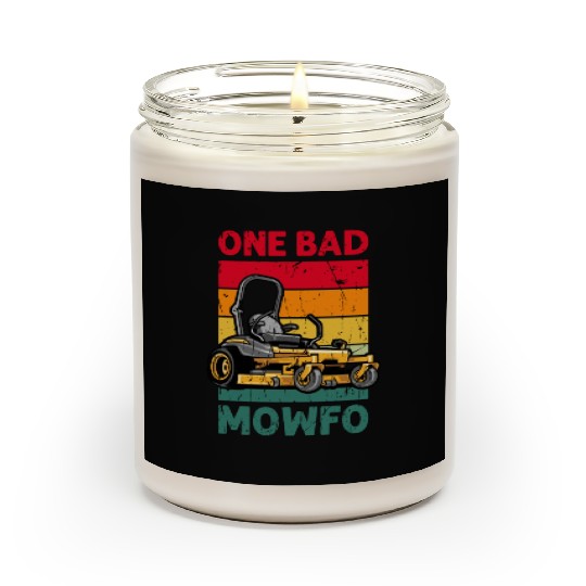 One Bad Mowfo - lawn mowing Scented Candles
