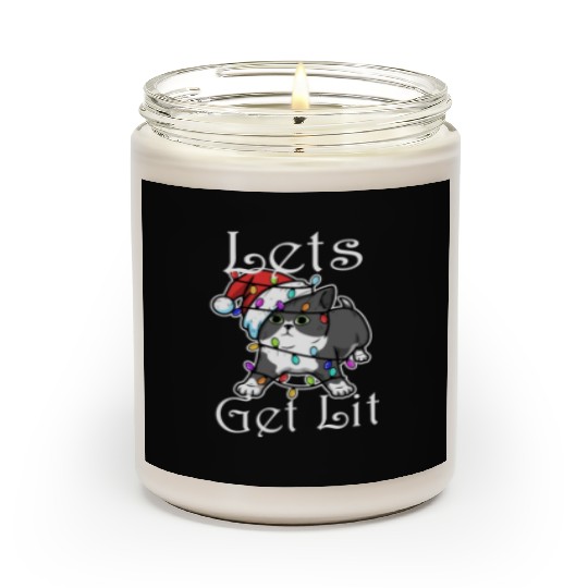 Lets get lit christmas Scented Candles