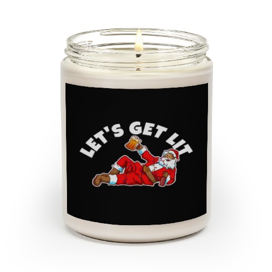Lets get lit christmas Scented Candles