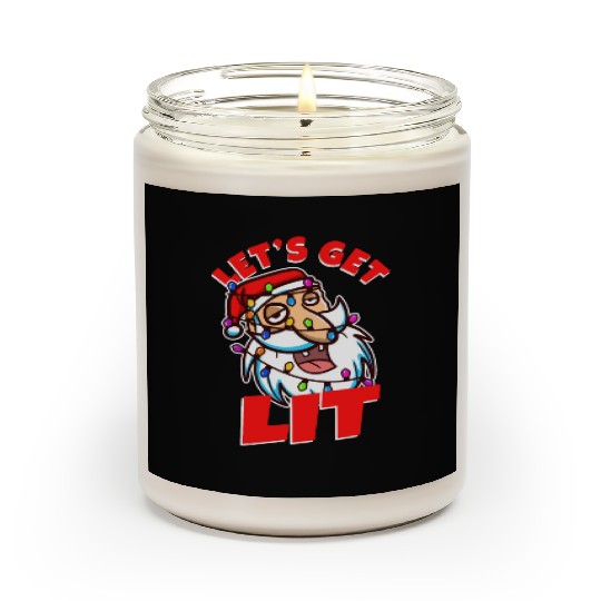 Lets get lit christmas Scented Candles