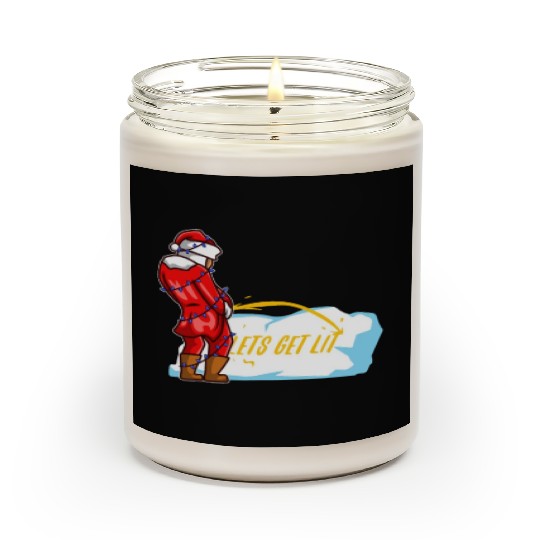 Lets get lit christmas Scented Candles