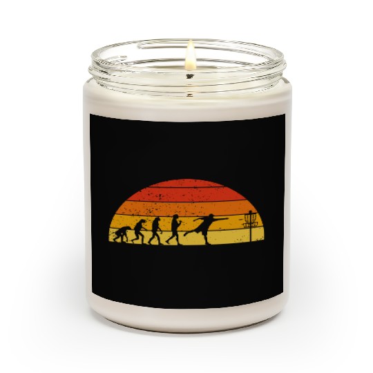 Disc Golf Disc Golfing Player Ultimate Frisbee Scented Candles