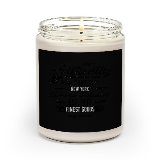 New York City Born In 1972 Vintage Birthday Scented Candles