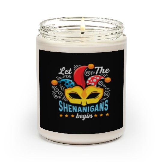 Shenanigans Begins Joker or Funny Person Gift Scented Candles