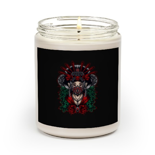 Toxic Geisha Gasmask Woman Warrior Fighter slayer Scented Candles