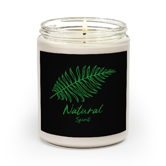 Natural Spirit Fern leaf nature green gift idea Scented Candles