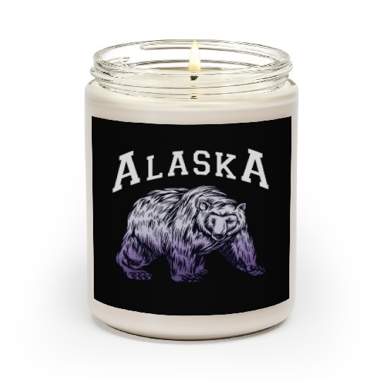 Alaska Gift USA Natur Bär Denali Grizzly Wald Scented Candles