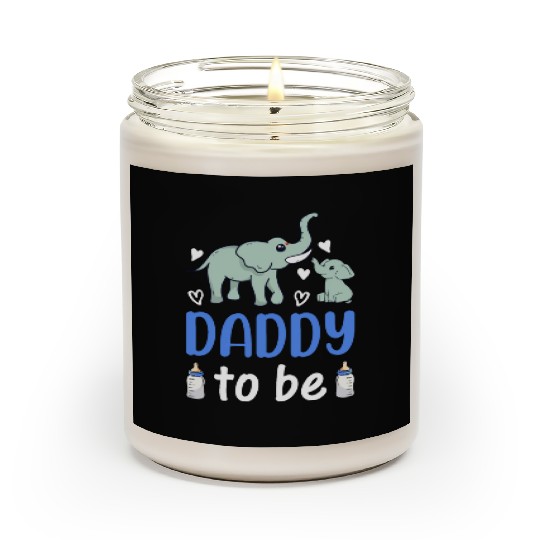 New Daddy Paternity New Dad - Elephant Daddy To Be Scented Candles