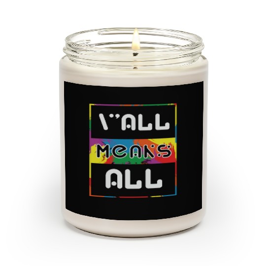 LBGT Flag Gay Pride Human Vintage Rainbow Scented Candles