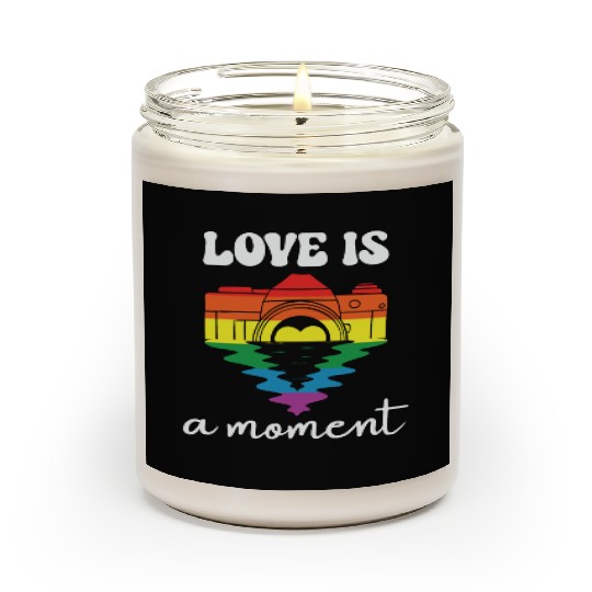 LBGT Flag Gay Pride Human Vintage Rainbow Scented Candles