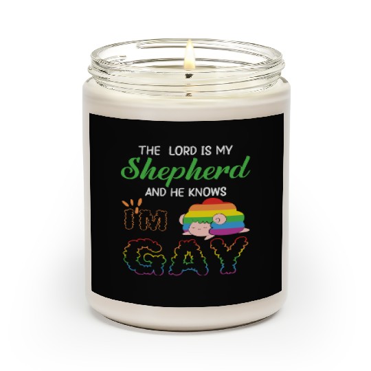 LBGT Flag Gay Pride Human Vintage Rainbow Scented Candles