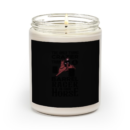 Barrel Racing Rodeo Equestrian Horse Barrel Racer Scented Candles