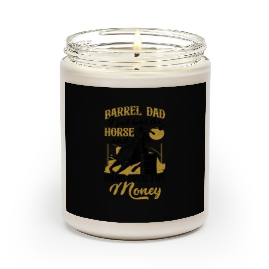 Barrel Racing Rodeo Equestrian Horse Barrel Racer Scented Candles