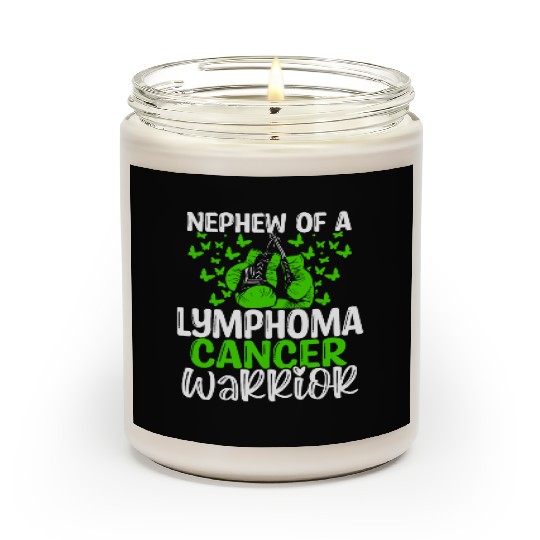 Lymphoma Cancer Awareness Nephew Aunt Uncle Scented Candles