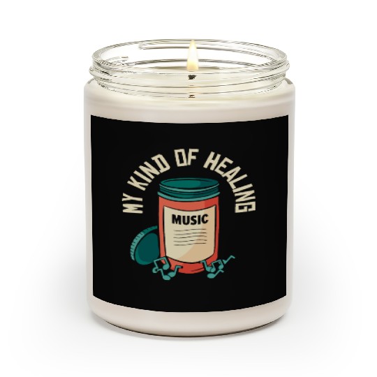 Music Pills Musician Notes Lover Healing Scented Candles