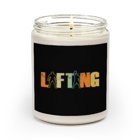 Lifting Gym Lift Workout Weightlifting Scented Candles