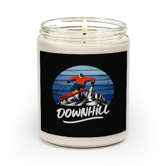Winter Sports Ski Vacation Ski Slope Scented Candles