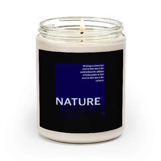 About nature-navy Scented Candles