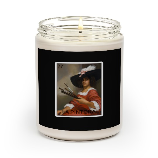 La Pintora The Painter Card Mexican Lottery Card Scented Candles