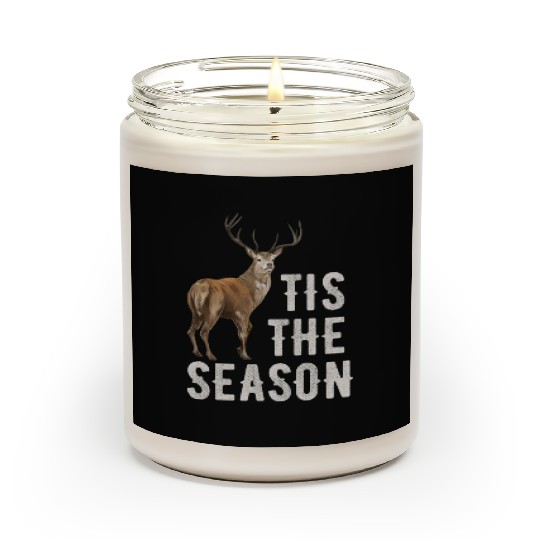 Tis The Season Retro Dear Hunting Scented Candles