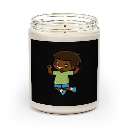 boy jumps school enrollment joy kindergarten boys Scented Candles