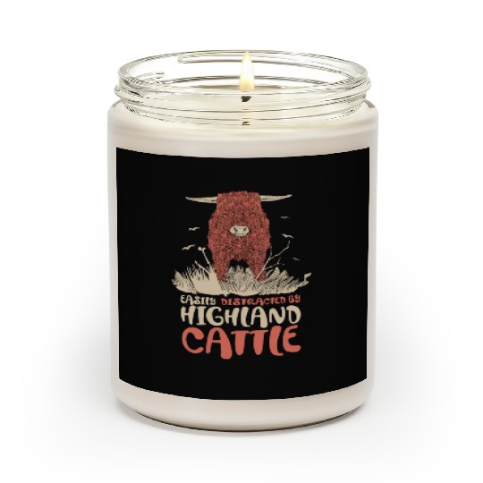Scottish Highland Cow Grass Puppy Cow Whisperer Scented Candles