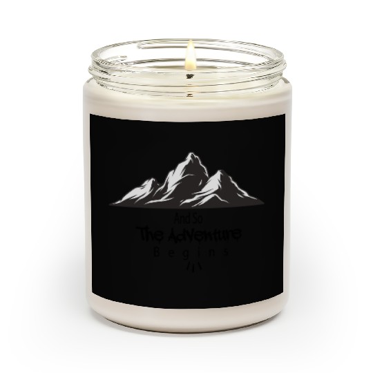 And So The Adventure Begins Scented Candles