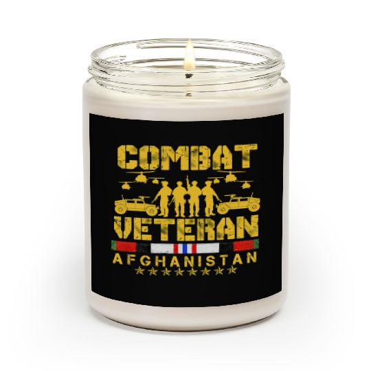 Combat Veteran Afghanistan Proud Us Scented Candles