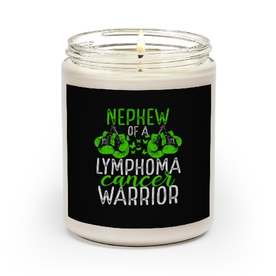 Nephew Lymphoma Cancer Awareness Aunt Uncle Scented Candles