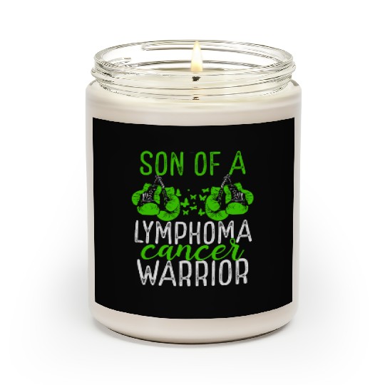 Son Lymphoma Cancer Awareness Month Ribbon Scented Candles