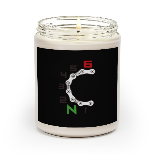 Bike Meter Chain Artwork Scented Candles