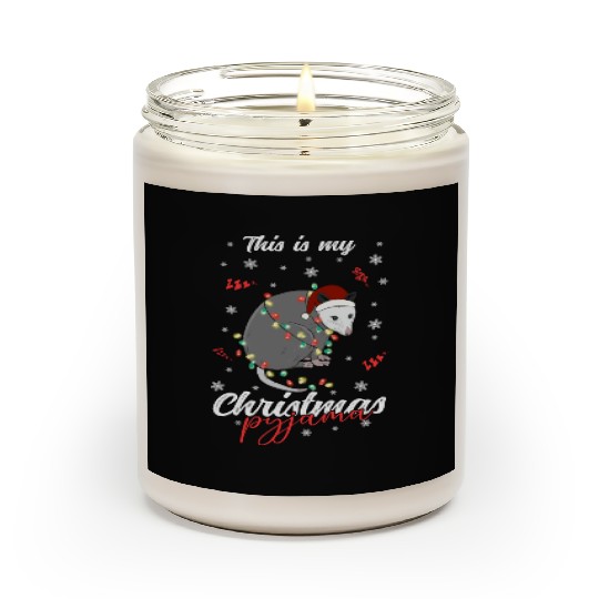 Winter Christmas Pyjama Opposum Scented Candles
